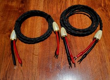 Monster Cable Sigma Retro Gold 12 Ft Pair.spade - Spade. High End.