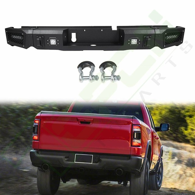 Steel rear Bumper Assembly For Dodge Ram 1500 20162018+bright led lights truck eBay