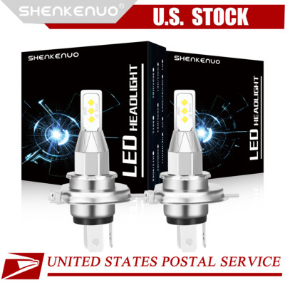 For Kia Soul 2010 2011 2X 9003 LED Headlight Bulb High/Low Beam 6000K Cool White