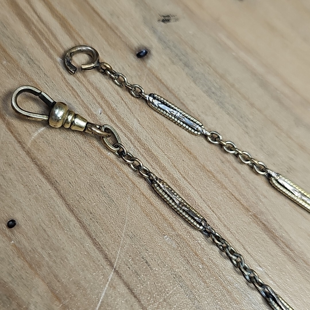 Vintage Gold Plated Pocket Watch Chain Sturdy Regular 13in X919 | eBay