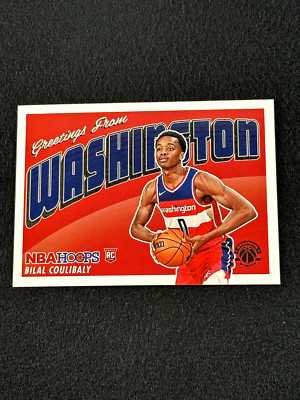 2023-24 NBA Hoops BILAL COULIBALY Rookie Greetings #9 Washington Wizards