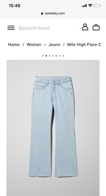 weekday mile jeans