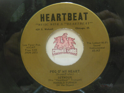 Seymour   Peg O' My Heart / Tea For Two, 45 RPM VG+ (26H)
