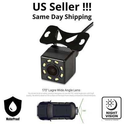 Soundstream Reverse Camera New Backup Camera Rearview Universal Mount Wide Angle for SOUNDSTREAM ...