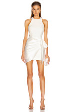 NWT $495 Cinq à Sept Windsor Sash-Tie Mini Dress 6