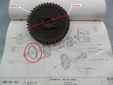INGRANAGGIO POMPA OLIO 42 DENTI FIAT 682 N3/4 FIAT 4539401