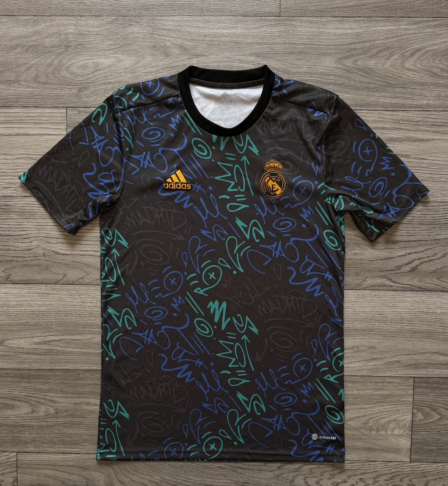 Camiseta De Fútbol Real Madrid Pre Partido Camiseta De Fútbol Adidas H59010 Talla S