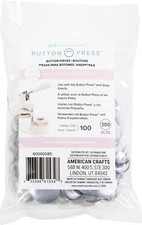 We R Memory Keepers Button Press Bulk Refill Pack 100/Pkg-Small 25mm 