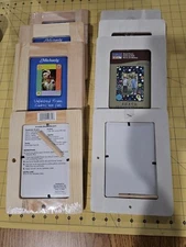 Unfinished 1/2 Inch Thick Wood Craft Picture 4x6  Frame - Stand LOT OF 8