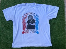 VTG 90s Jerry Garcia Long Trip Tribute Band Grateful Dead T-Shirt Made in USA L