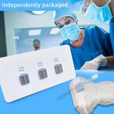 5PC Medical Ultrasound Puncture Needle Guided, Depth 10mm/15mm/20mm Respectively