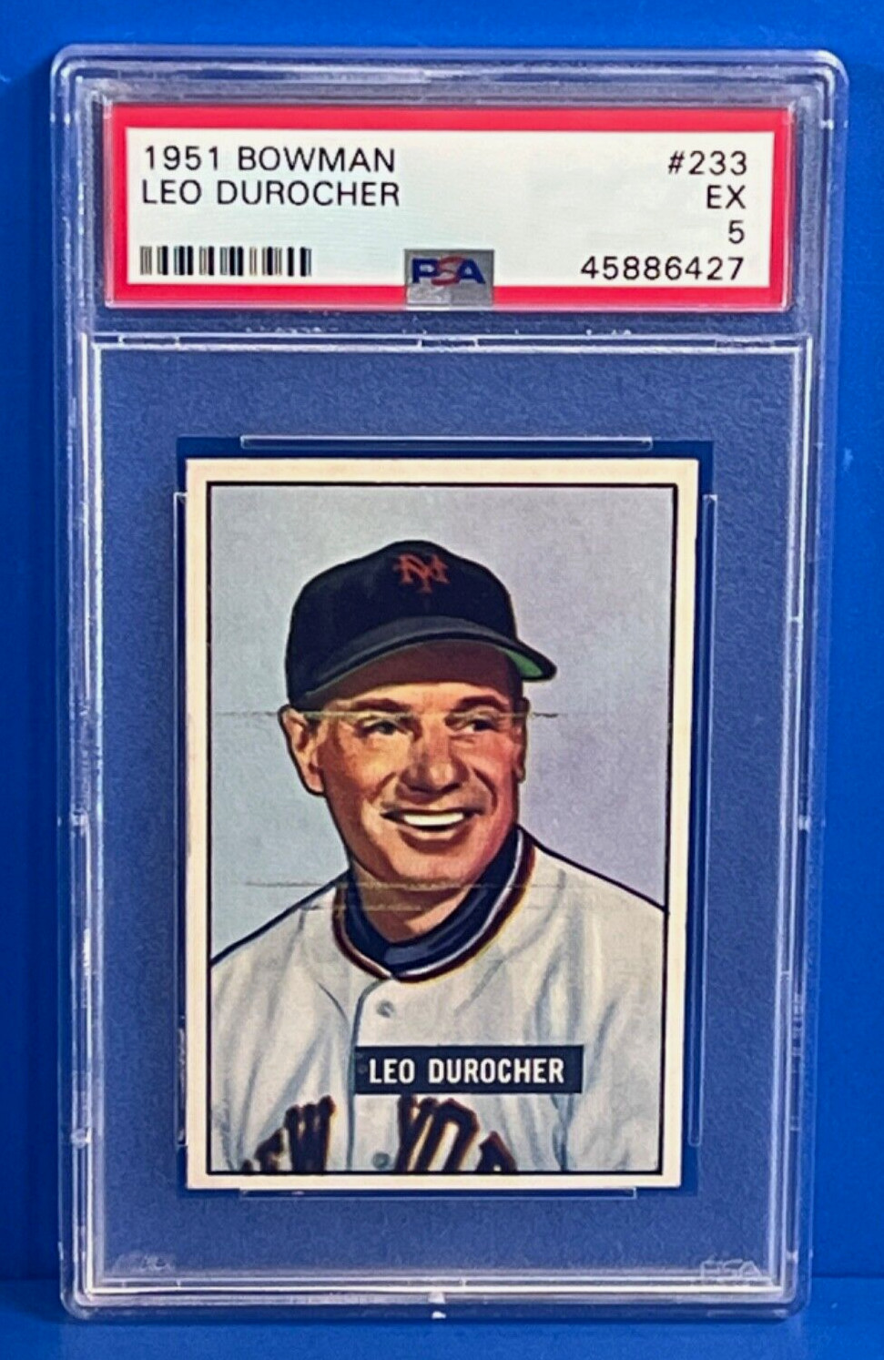 1951 Bowman Leo Durocher #233 PSA 5