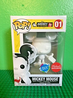 FUNKO POP DISNEY MICKEY MOUSE DIY #01 MICHAELS EXCLUSIVE VINYL FIGURE CRAFT 2019