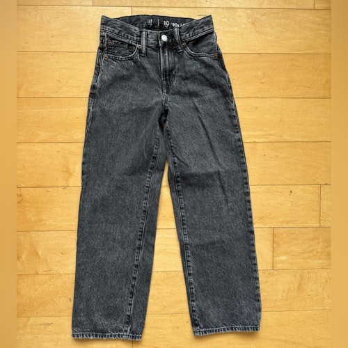 Gap Kids 90's Loose Wide Leg Jeans, Sz 10 slim, Cotton, denim, Y2K, retro