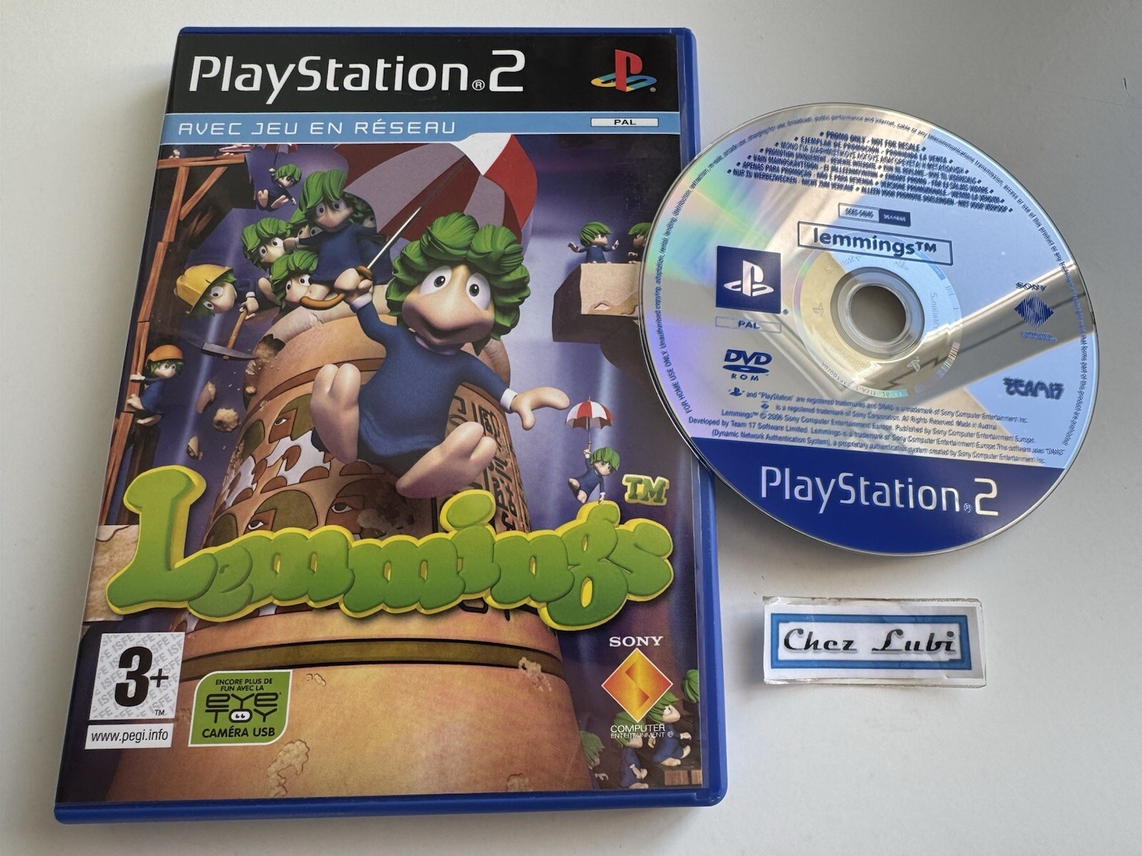 Lemmings - Promo Press - Sony PlayStation PS2 - PAL EUR