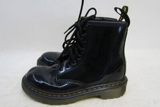 Dr Martens Little Kids Youth Sz 12 M Black Leather Zip 8 Eye Ankle Boots