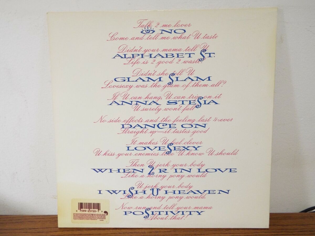 PRINCE LOVESEXY 1988 LP VINYL ALBUM | eBay