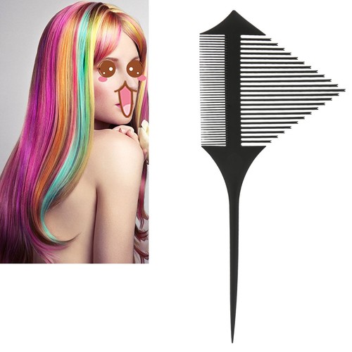 Hair Dyeing Highlighting Comb Home Salon Weaving Sectioning Tail Comb Style UK - Picture 7 of 23