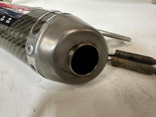 2002 YZ250 Pro Circuit Ti-2 Shorty Carbon Fiber Titanium & Platinum Pipe SET - Picture 10 of 16