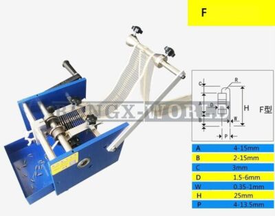1PCS Manual F type Resistor Axial Lead Bend Cutting & Forming Shaping Machine #T