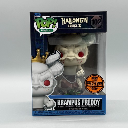 FUNKO POP! DIGITAL #102 KRAMPUS FREDDY *LE 1550* N FT EXCLUSIVE NEW W/ PROTECTOR