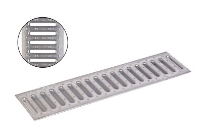(54.98 /1m) ACO Stegrost 10326 Stahl 50cm Sanierungsrost Rost Rinnenrost