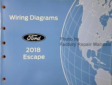 2018 Ford Escape Electrical Wiring Diagrams Manual Original S SE SEL Titanium