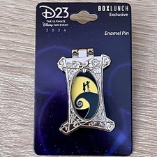 Disney Nightmare Before Christmas Jack & Sally Pin D23 Expo Boxlunch Exclusive