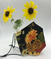 NEW Adult Cloth Face Covering Mask Filter Pocket Nose Wire 100 Cotton SUN2