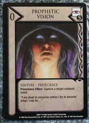 Dune CCG - Eye of the Storm PROPHETIC VISION M/GEM MINT Tip Top Shelf