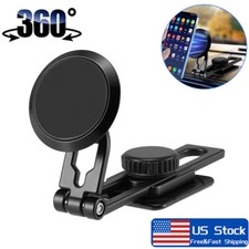 360  Rotation Magnetic Phone Holder Foldable Car Mount Stand Dashboard Universal