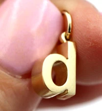 Kaedesigns Genuine 9kt 9ct Genuine Solid Yellow Gold Initial Pendant d-Free Post
