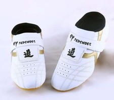 Scarpe Arti Marziali Kung Fu Tai Chi WuShu Taekwondo Bianco