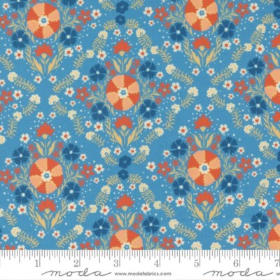 Cadence Jasmine Cornflower 11913 19 Moda #1 - By The Yard