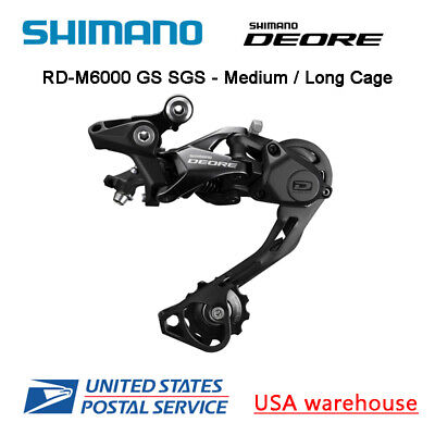 Shimano DEORE RD-M6000-GS/SGS Shadow Rear Derailleur Medium Long Cage