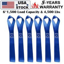 Soft Loop Tie Down Straps For Securing ATV, UTV, Motorcycles,Scooters,Dirt Bikes