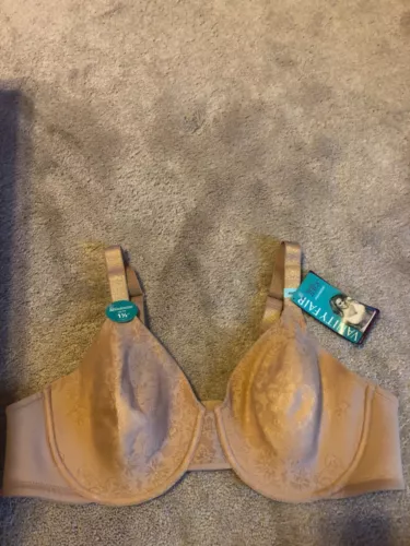 Vanity Fair 76080 Beauty Back Full Figure Minimizer Underwire Bra 44C NWT