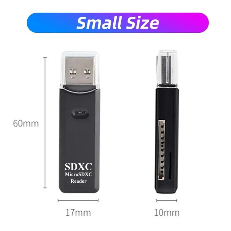 Kartenleser USB Speicherkartenleser Stick Reader Micro SD XC TF Card Adapter - Bild 4 von 4