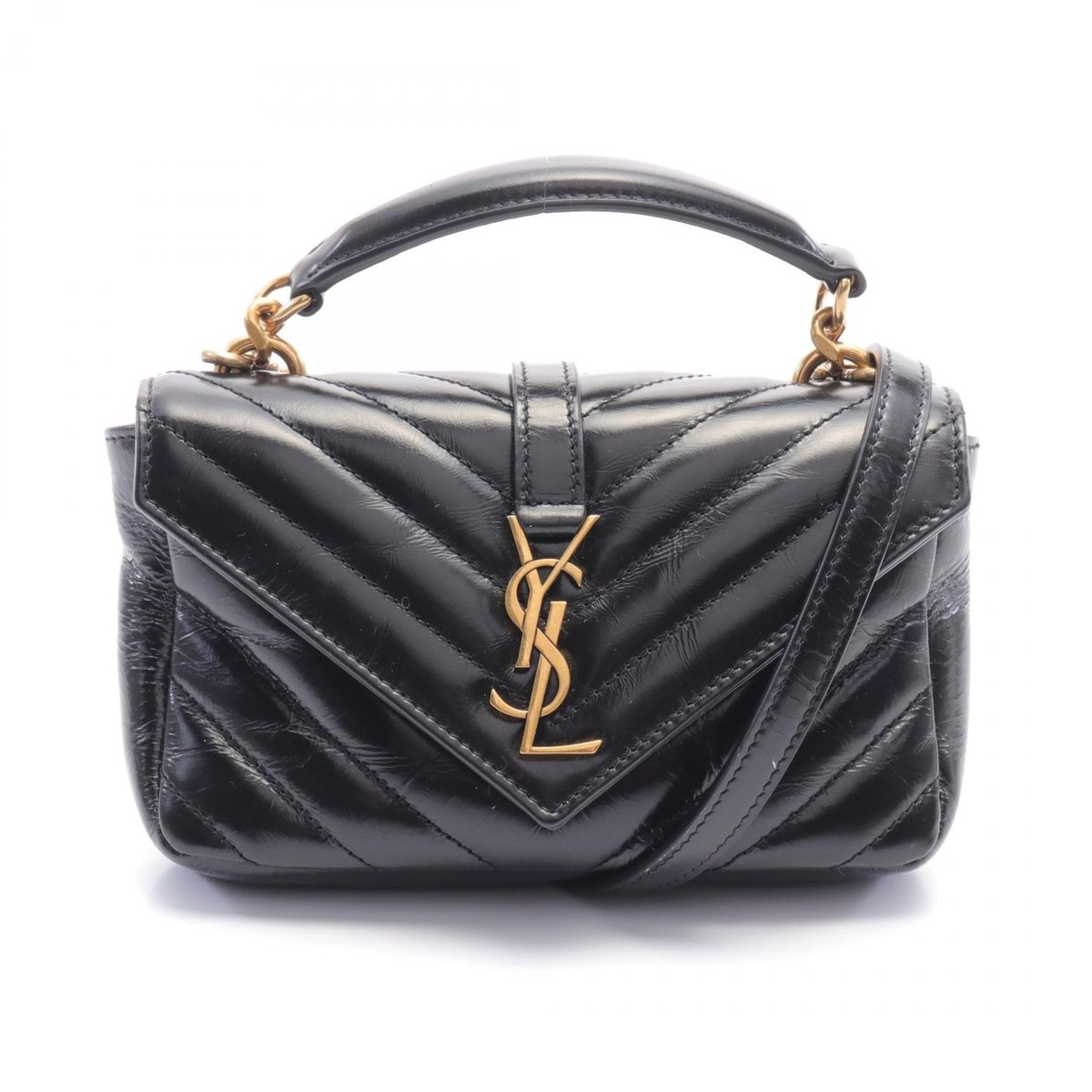 SAINT LAURENT College Mini Hand shoulder crossbody bag SAINT LAURENT College Mini Hand shoulder crossbody bag