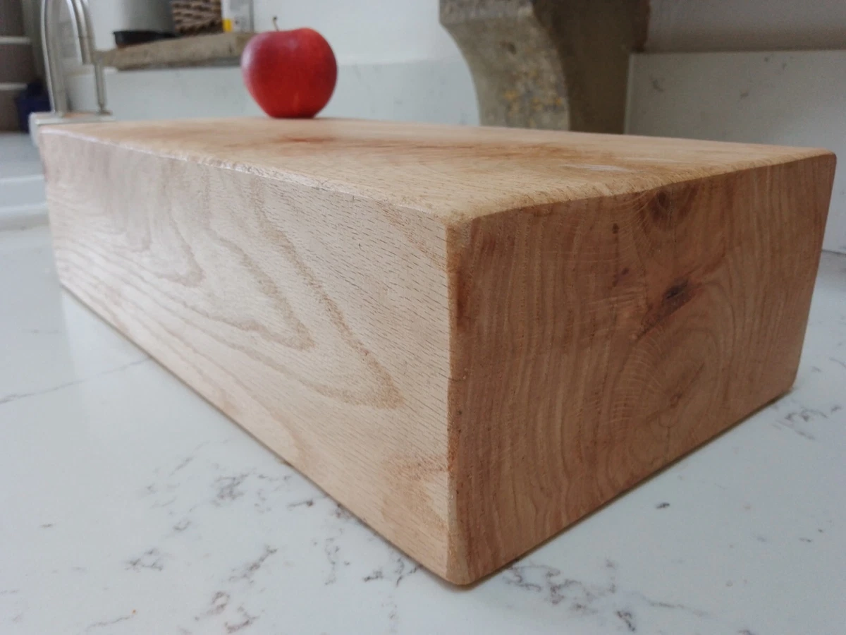 Extra Large Live Edge Oak Chopping Board James Martin Style Oak Chopping  Board Thick Solid Oak Chopping Block/ Serving Board 