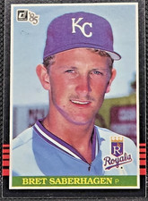 1985 Donruss - #222 Bret Saberhagen (RC) - NM (PC154)