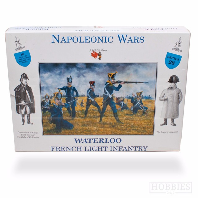 British Light Infantry At Waterloo 1 32 Plastic Soldier Kit By A Call To Arms Toys Games Figures