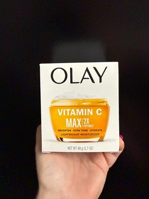 Olay Vitamin C Max 2X Peptides Lightweight Moisturizer 1.7 oz