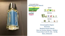 Ermengildo Zegna MEDITERRANEAN NEROLI Eau de Parfum Splash Dabber 0.34 OZ New
