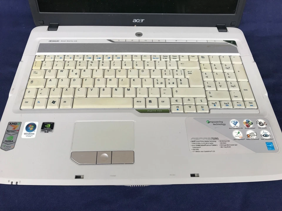 ACER ASPIRE 7520 -per recupero parti- - Immagine 3 di 4