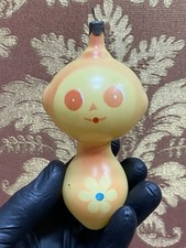 Vintage Rare XMAS Decor CHRISTMAS Glass Ornament USSR , 25/12