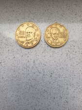 20/50 eurocent Monety obiegowe Grecja, 2002 ze znakiem monety, bardzo ładne. Top