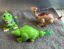 Burger King The Land Before Time 1997 Vintage Dinosaur Toys Lot of 3