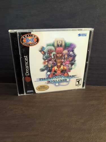 Phantasy Star Online + Sonic Adventure 2 Demo Sega Dreamcast Teen EX+NM COMPLETE
