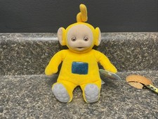 Vintage 1998 Teletubbies Lara-Laa Flocked Face Bean Bag Plush With Tag
